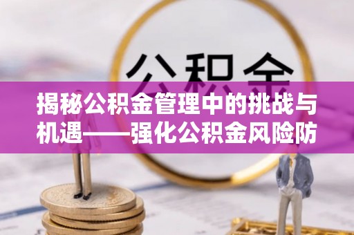 玉井揭秘公积金管理中的挑战与机遇——强化公积金风险防控的多维策略