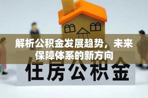 玉井解析公积金发展趋势，未来保障体系的新方向