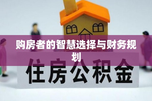 玉井购房者的智慧选择与财务规划