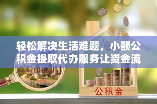 玉井轻松解决生活难题，小额公积金提取代办服务让资金流动更便捷