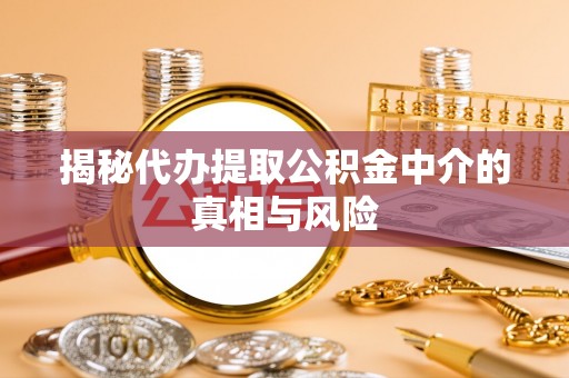 玉井揭秘代办提取公积金中介的真相与风险