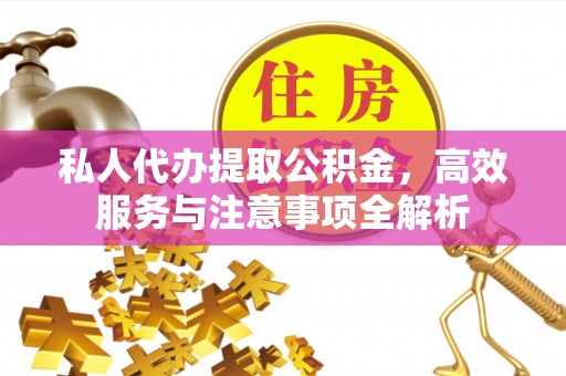 玉井私人代办提取公积金，高效服务与注意事项全解析