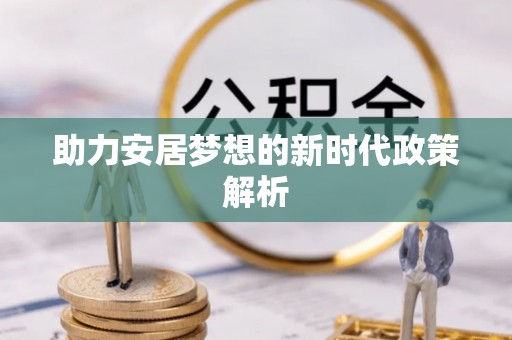 玉井助力安居梦想的新时代政策解析