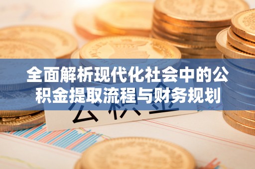 玉井全面解析现代化社会中的公积金提取流程与财务规划