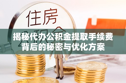 玉井揭秘代办公积金提取手续费背后的秘密与优化方案