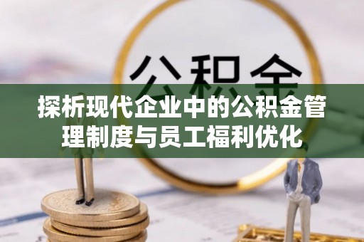 玉井探析现代企业中的公积金管理制度与员工福利优化