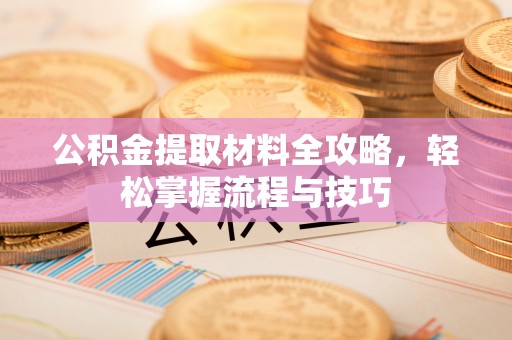 玉井公积金提取材料全攻略，轻松掌握流程与技巧