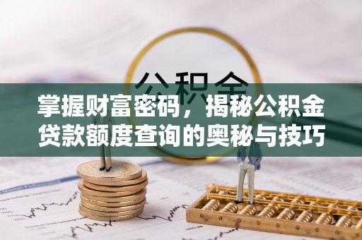 玉井掌握财富密码，揭秘公积金贷款额度查询的奥秘与技巧