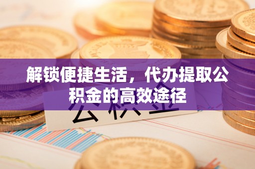 玉井解锁便捷生活，代办提取公积金的高效途径