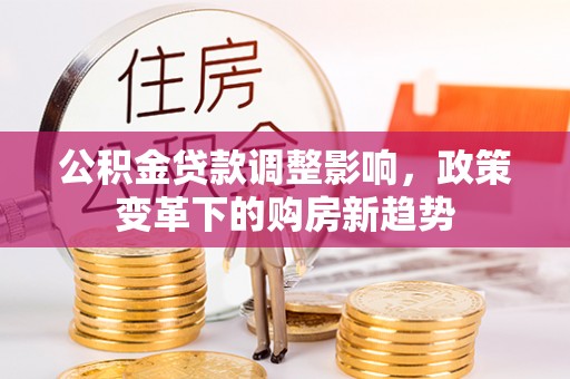 玉井公积金贷款调整影响，政策变革下的购房新趋势