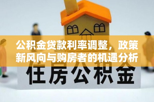 玉井公积金贷款利率调整，政策新风向与购房者的机遇分析