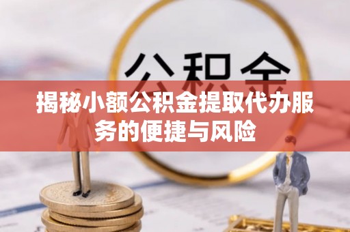 玉井揭秘小额公积金提取代办服务的便捷与风险