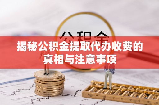 玉井揭秘公积金提取代办收费的真相与注意事项