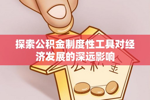 玉井探索公积金制度性工具对经济发展的深远影响