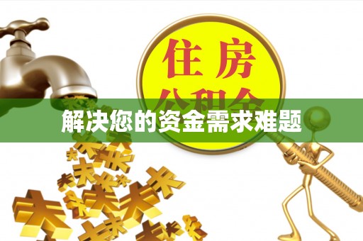 玉井解决您的资金需求难题