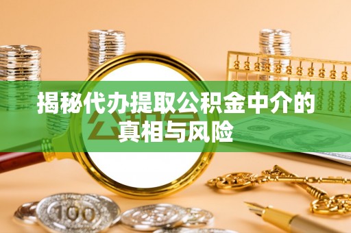 玉井揭秘代办提取公积金中介的真相与风险