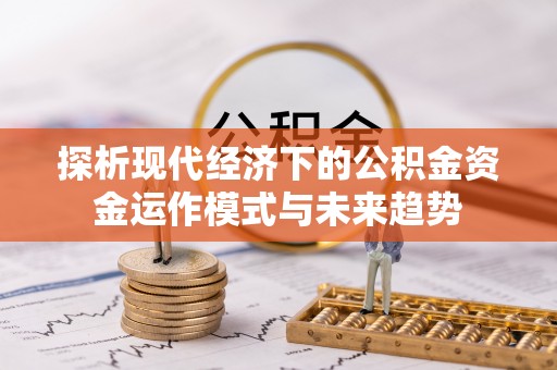 玉井探析现代经济下的公积金资金运作模式与未来趋势
