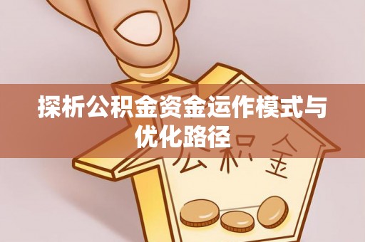 玉井探析公积金资金运作模式与优化路径