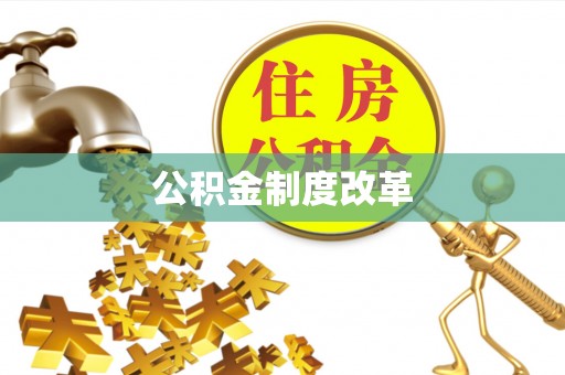玉井公积金制度改革