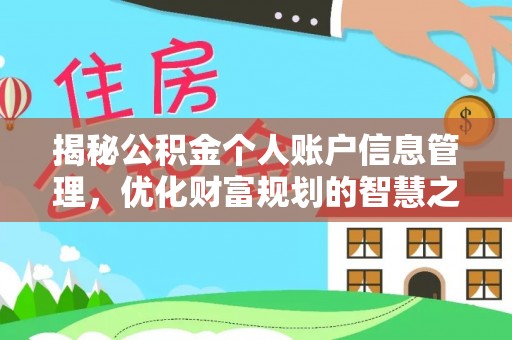 玉井揭秘公积金个人账户信息管理，优化财富规划的智慧之选