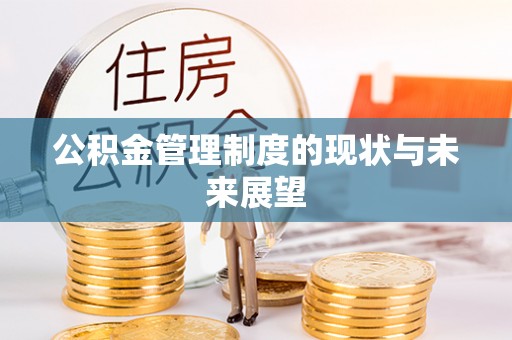 玉井公积金管理制度的现状与未来展望